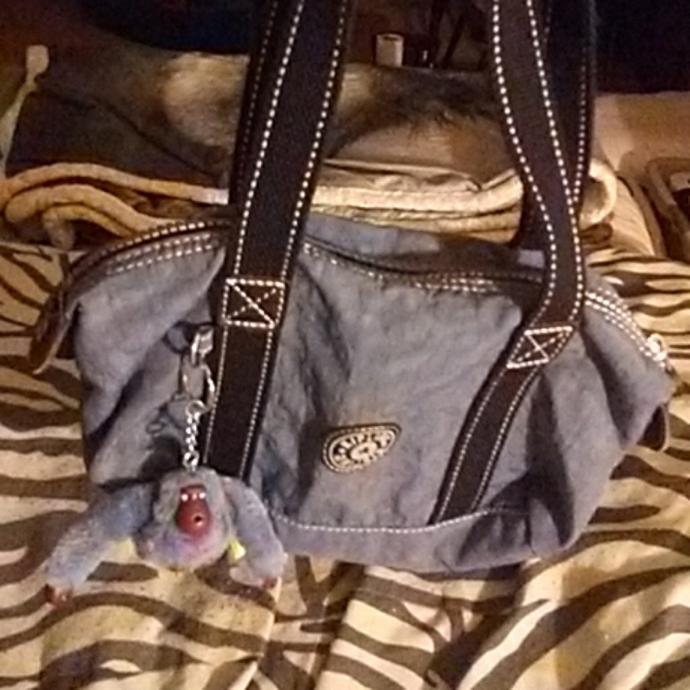 KIPLING GRAY SMALL SATCHEL - $15.00